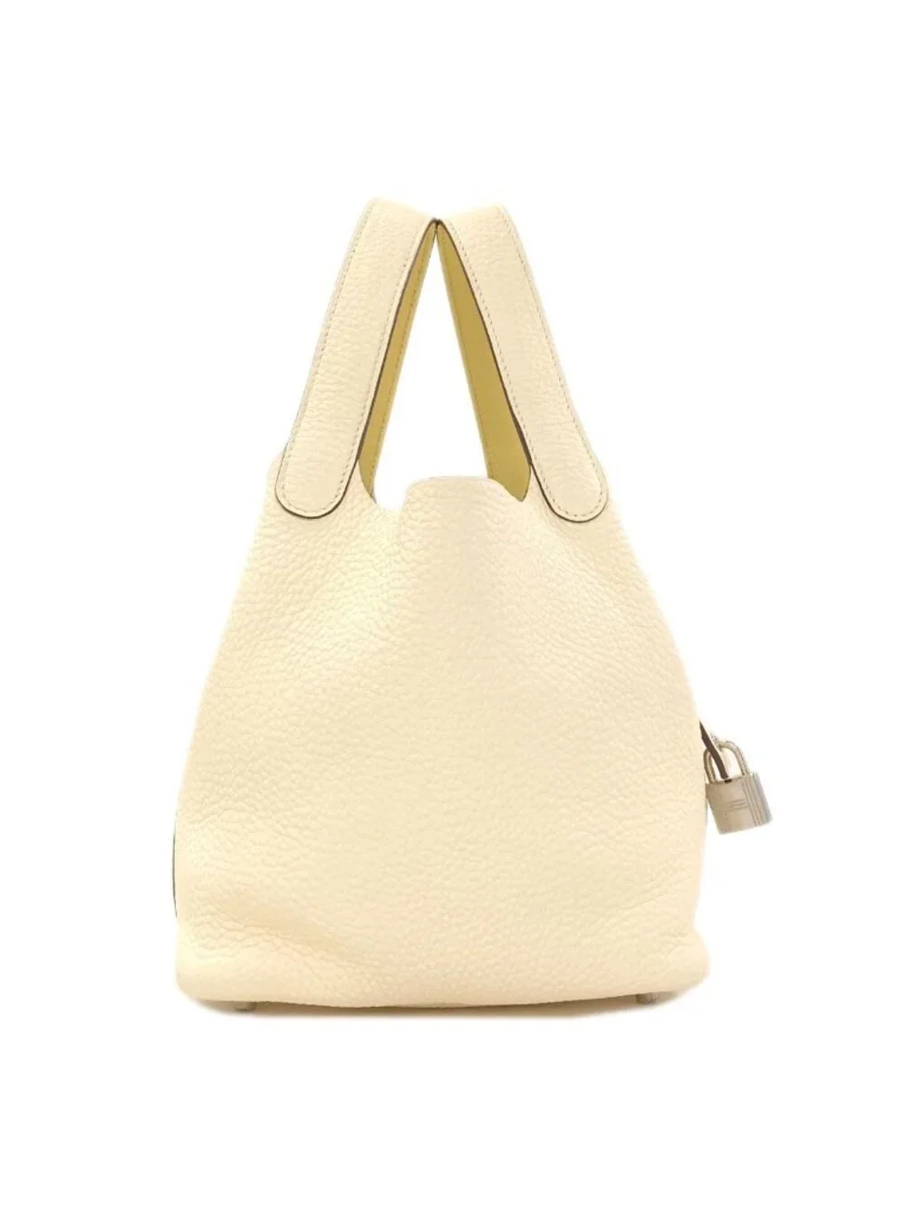 Hermes Picotin Lock PM Silver Handbag Taurillon